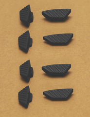 Non-slip textured silicone of Kygear nose pads gripping the nose bridge