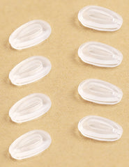 Featherlight Kygear nose pads weighing 0.3 oz in use