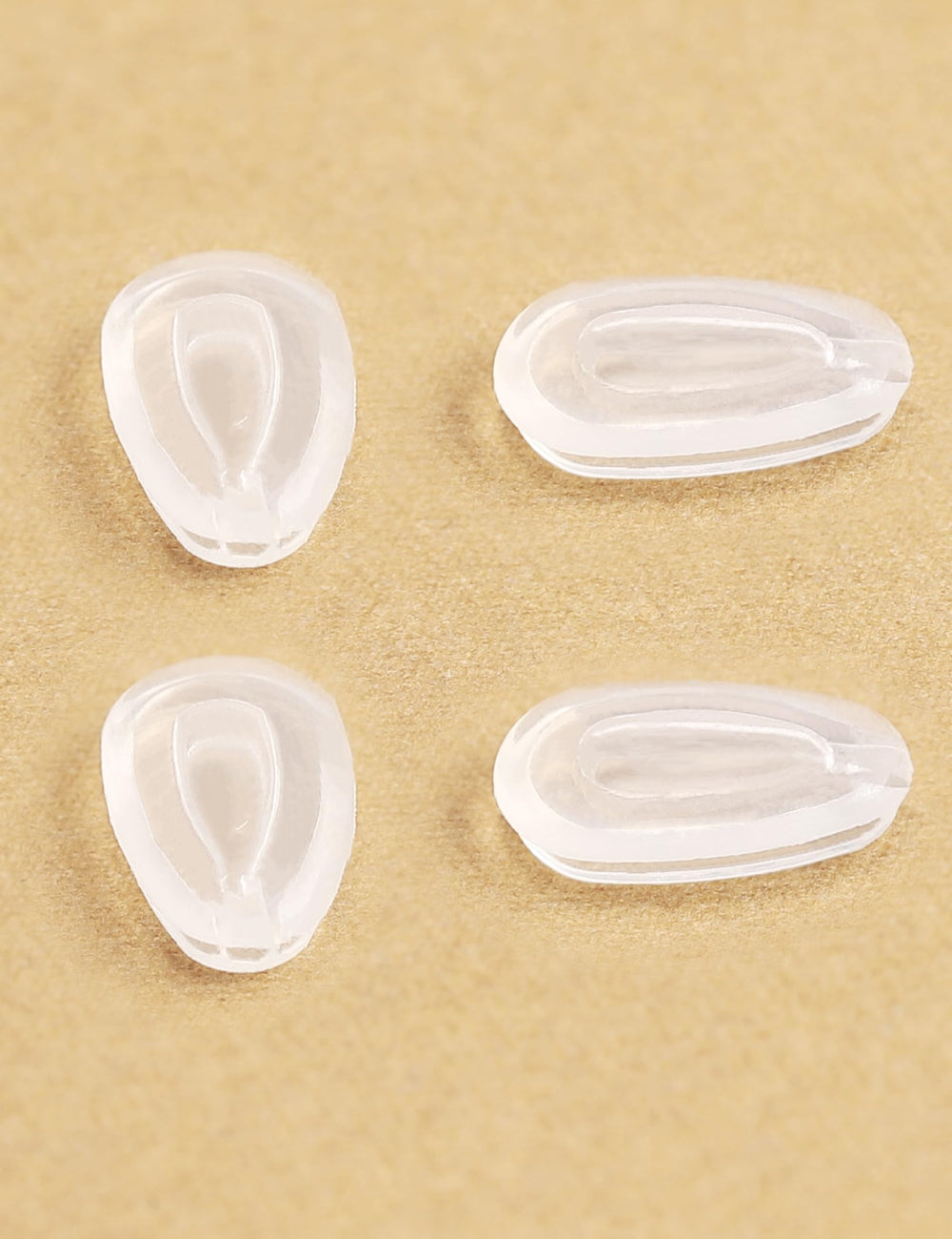 Two Kygear nose pieces installed on eyewear