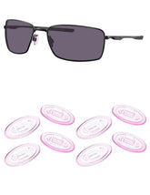 Kygear purple silicone nose pads for Oakley Half Wire 2.0 sunglasses