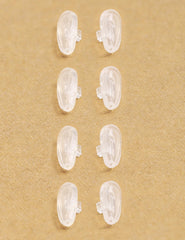 Non-slip silicone grip on the nose bridge for active wear