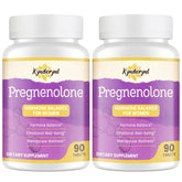 Kynderynl Pregnenolone bottle with dual-dosing tablets (50 mg/100 mg)