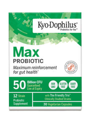 Packaging for Kyo-Dophilus Max Probiotics