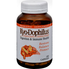 KYO-DOPHILUS bottle – nutrition label close-up
