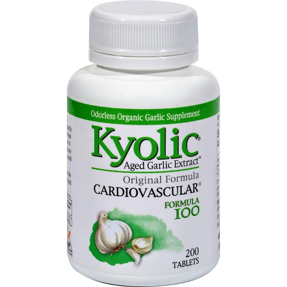 Kyolic Formula 100 Original Formula bottle with 200 tablets