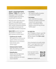 Aging process of Kyolic garlic up to 20 months