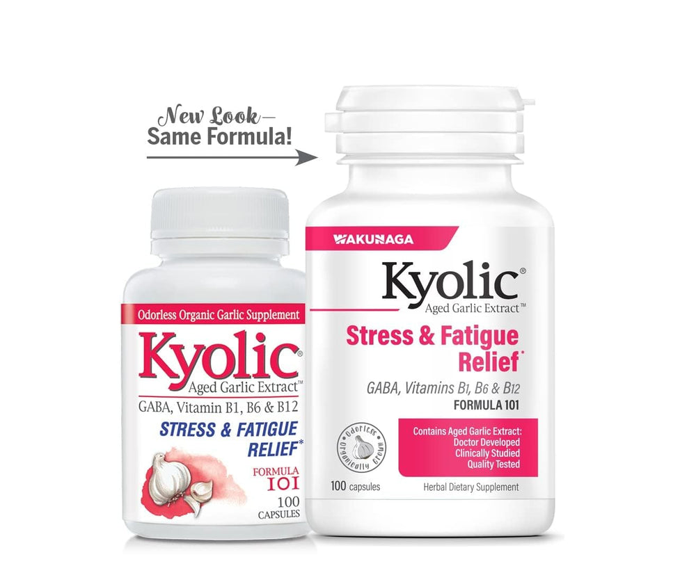 Stress relief and fatigue support with aged garlic extract