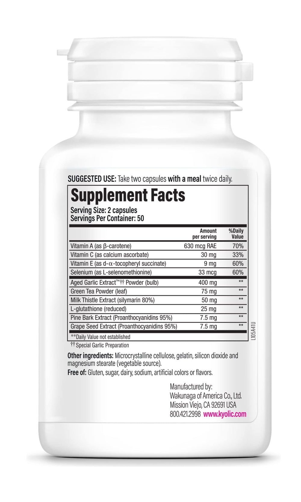Graphic featuring AGE blend with vitamins and antioxidants