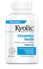 Kyolic Aged Garlic Extract Formula 106 bottle for circulation health
