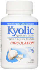 Kyolic Aged Garlic Extract Healthy Heart Formula 106 bottle – front view
