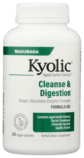 Kyolic Formula 102 Aged Garlic Extract 200 Veggie Capsules