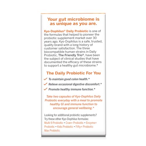 Kyolic Kyo-Dophilus bottle with packaging