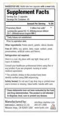 Non-dairy, dairy-free probiotic icon