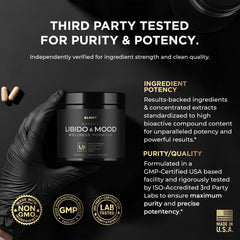 L-Arginine HCl 200mg for energy and drive