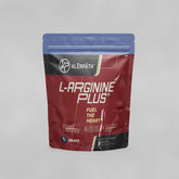 Front label of L-arginine Plus bottle