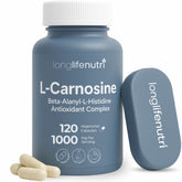 LongLifeNutri L-Carnosine 1000mg bottle