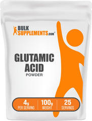 L-Glutamic Acid Powder 100g packaging
