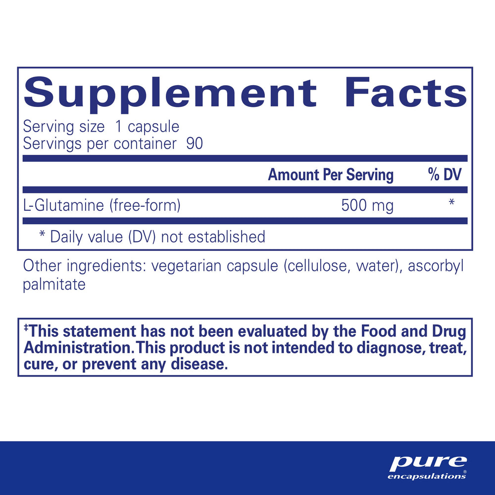 L-Glutamine 500 mg for immune support