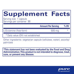 L-Glutamine 500 mg for immune support
