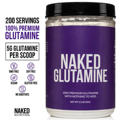 L-Glutamine powder vegan, non-GMO, USA-made