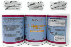 Vegan-friendly capsule bottle on white background