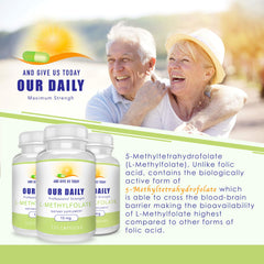 Third-party purity testing badge for Daily Vite methylfolate