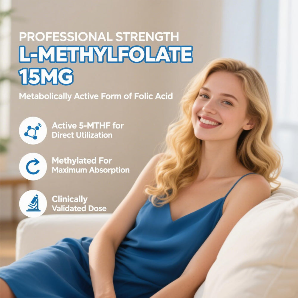 Close-up of ingredients showing active 5-MTHF folate