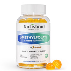 L-Methylfolate Gummies 60-count bottle