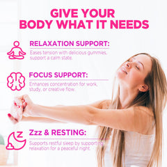 Gummies promoting focus and brain health for adults and kids