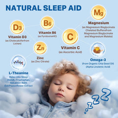 Key ingredients L-Theanine Omega-3 Vitamin B6 Zinc