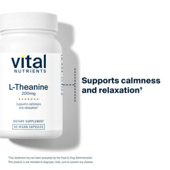 Illustration of stress relief and improved focus from L-Theanine