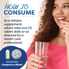 Close-up of product packaging for Best Naturals L-Tryptophan 1000 mg 60 tablets