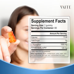 Packaging for L-Tryptophan 1000mg Gummies