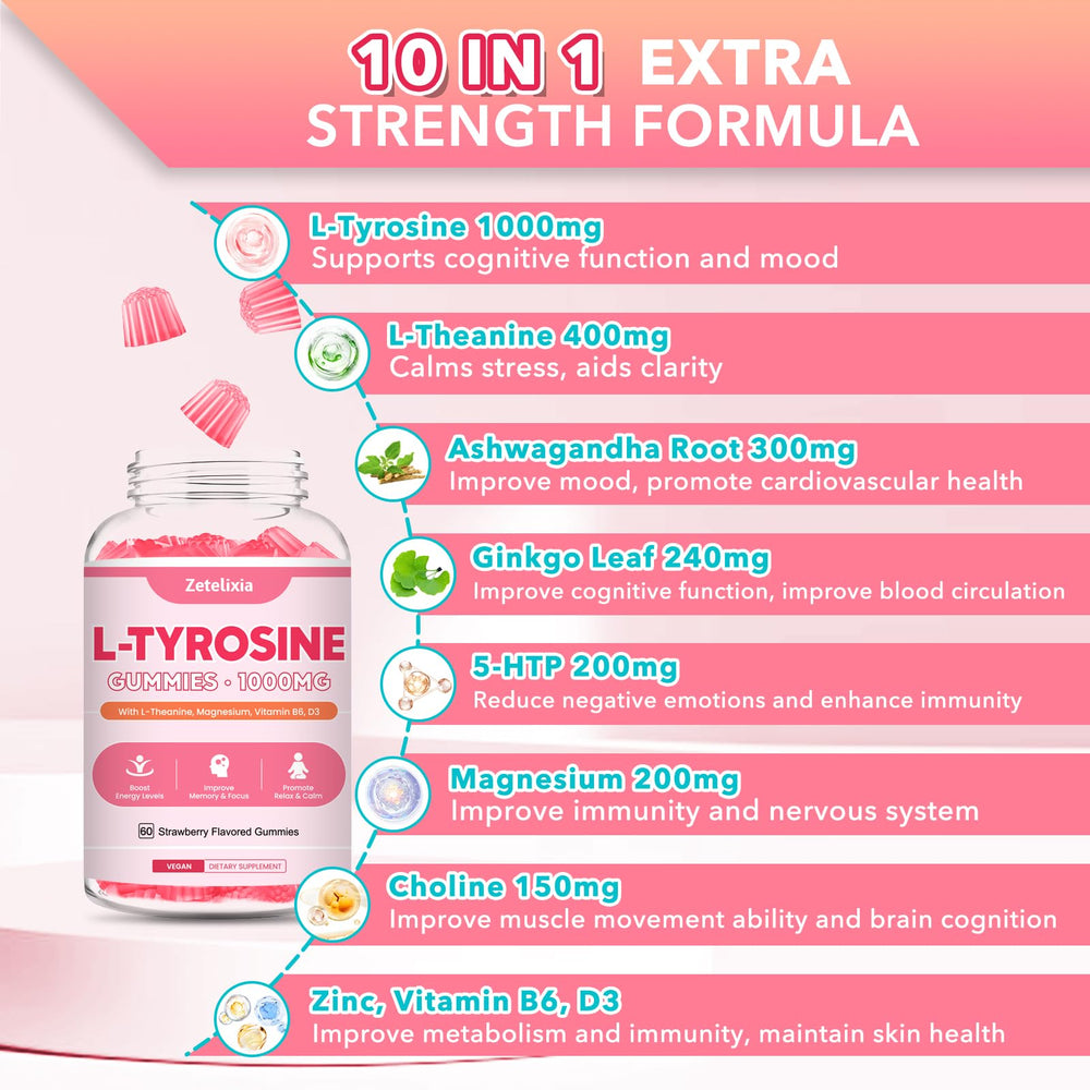 Gummy texture close-up showing strawberry flavor