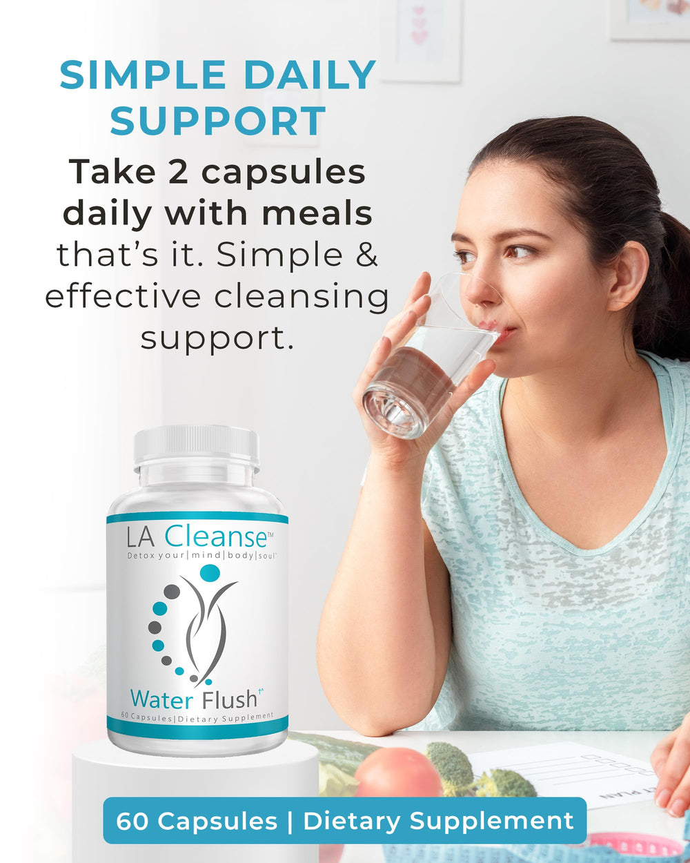 Capsules of LA Cleanse Water Flush