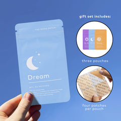 Dream patch with melatonin for restful sleep