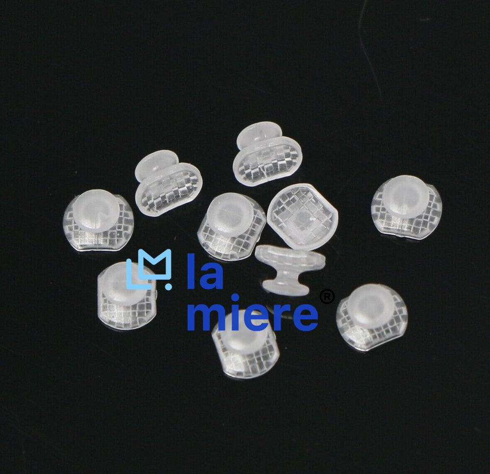 Curved Base Lingual Button for Stronger Bonding Power
