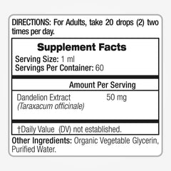 Fito Medic dandelion tincture bottle with label and packaging