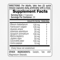 Product packaging and ingredients for Lab Detox Cleanse 30 Days