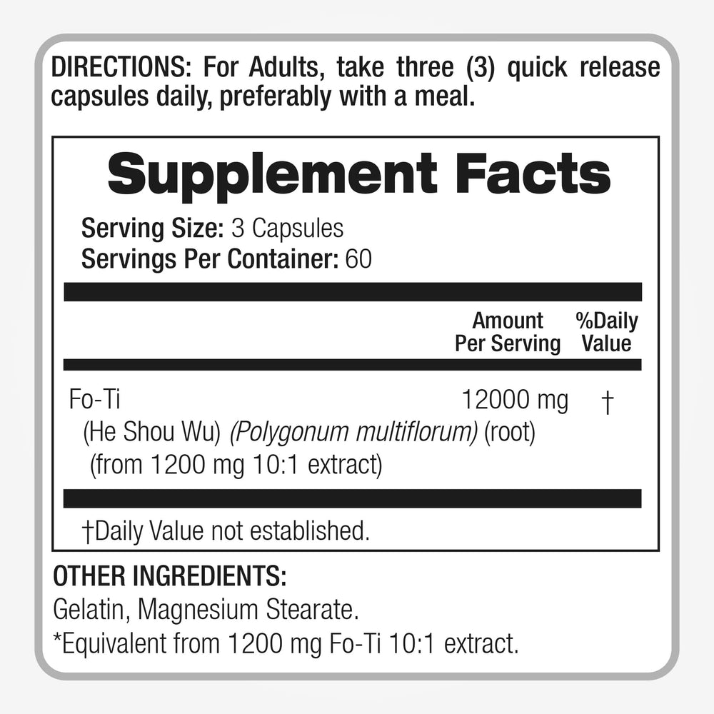 Fo Ti root herb imagery representing He Shou Wu