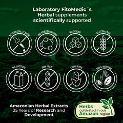 Herbal supplement concept emphasizing vitality and well-being