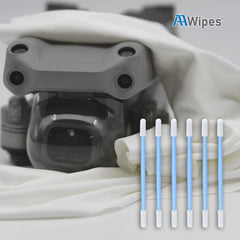 Blue 100-piece lab swabs for cleaning