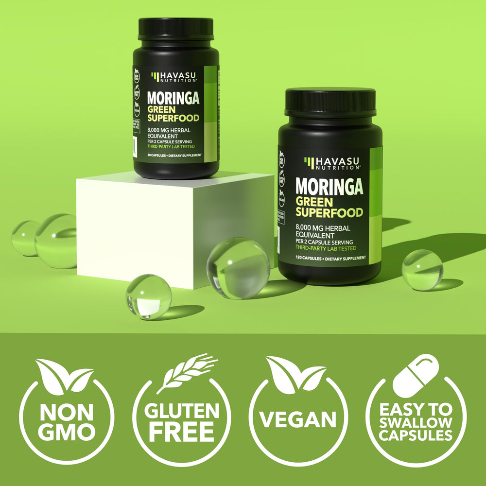 Third-party lab tested moringa powder ingredients