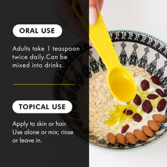 Label shows Nigella sativa / black cumin seed oil