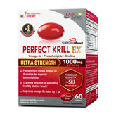 LABO Perfect Krill EX bottle and 60 softgels