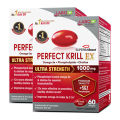 LABO Nutrition Perfect Krill EX Antarctic krill oil 1000mg bottle
