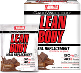 Labrada Carb Watchers Lean Body Chocolate Ice Cream shake box and packets