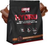 Labrada Hydro whey isolate chocolate tub highlights post-workout protein boost