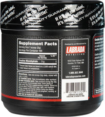 Serving scoop with Labrada Pro Series Creatine Strength powder