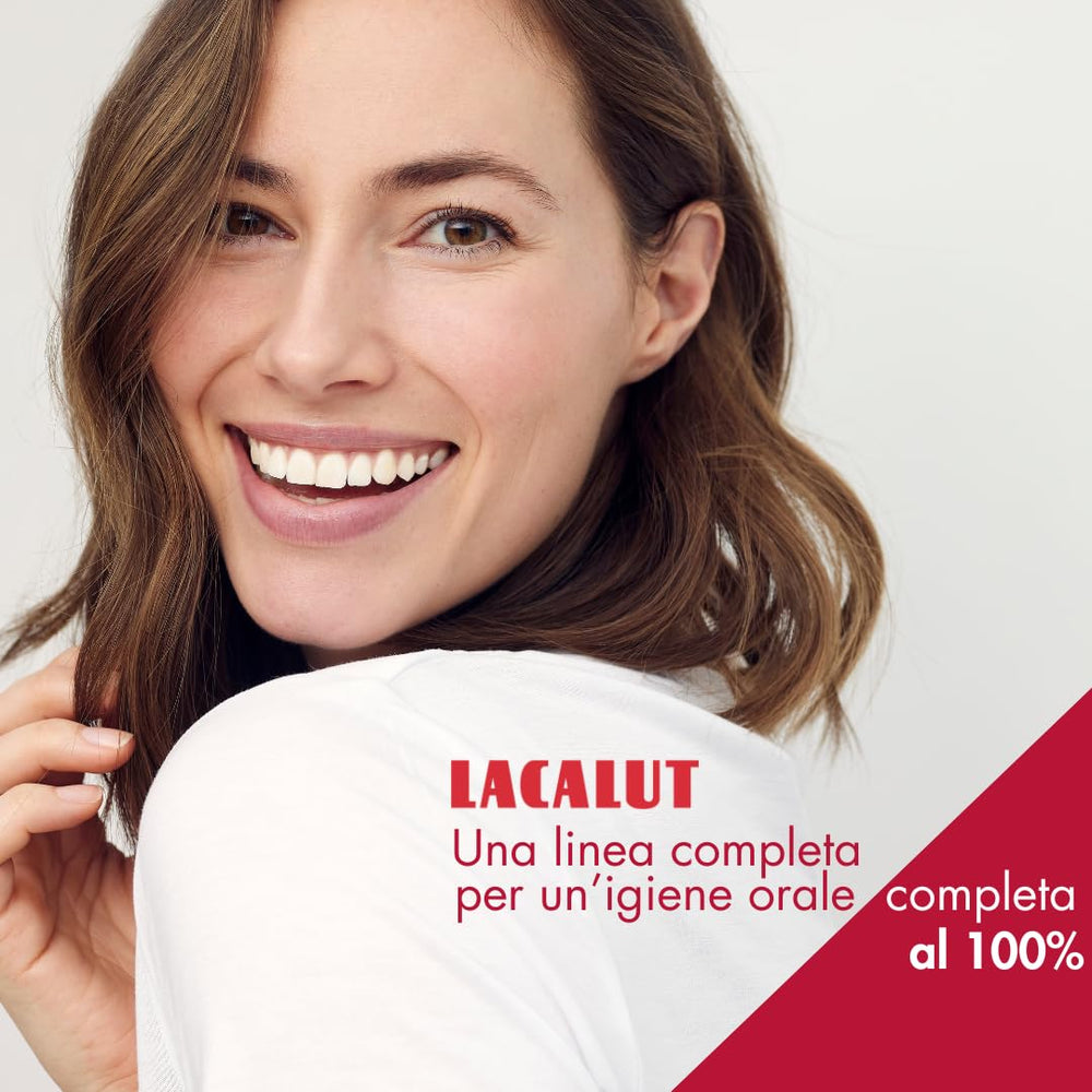 Fresh mint breath impression from Lacalut Multi Effect 5-in-1 toothpaste